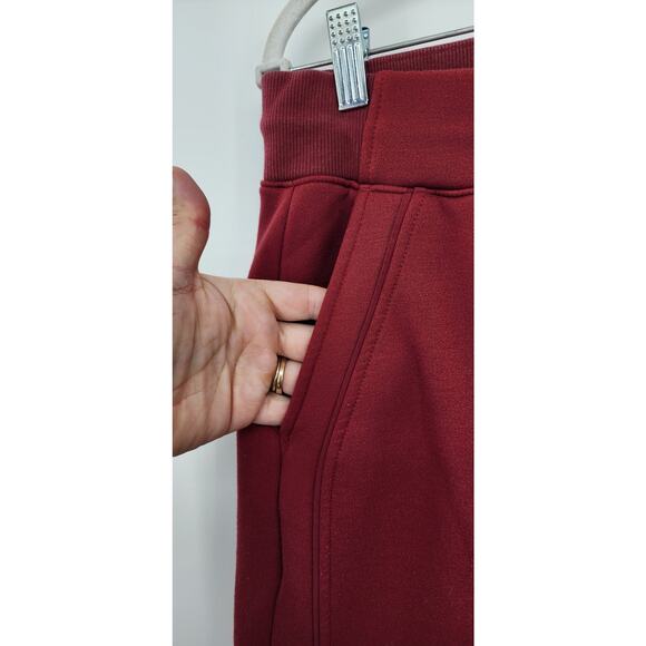 ATHLETA Altitude Jogger in Polartec‎ Power Stretch In Red Size Medium - Picture 4 of 11